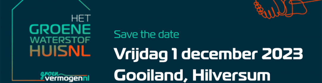 Save the date: opening het Groene WaterstofHuisNL