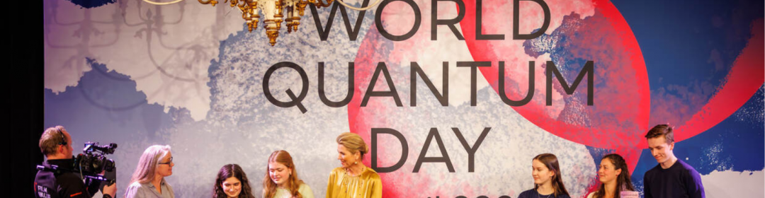 Koningin Máxima bij ‘Quantum voor iedereen’ op World Quantum Day